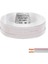 2x1.5 Elektrik Kablosu Bakır Beyaz H03VH-H 100MT Poke PK-1378 1