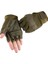 Yeşil Stil Xl Boyutu Taktik Eldiven Knuckle Koruyucu Nefes Hafif Askeri Eldiven Parmaksız Eldiven Yarım Parmak Erkekler Spor Açık Havada (Yurt Dışından) 1