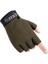 Yeşil Tarzı L Boyutu Yarım Parmak Bisiklet Eldiveni Kış Sıcak Erkekler Spor Tırmanma Fitness Sürüş Mitten (Yurt Dışından) 1