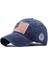 Mavi Stil % 100% Pamuk Abd Bayrağı Yıkanmış Beyzbol Şapkası Erkek Kadın Denim Mektup Snapback Şapka Kemik Nakış Amerika Hip Hop Kamyon Şoförü Şapkası Gorras9 (Yurt Dışından) 1