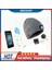 Siyah Stil Mikrofon Kulaklık Müzik Akıllı Kapaklar Bere Örme Artı Kadife Kış Şapka Kulaklık LED Kablosuz Bluetooth Kulaklık Kapağı (Yurt Dışından) 2
