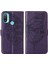 Motorola Moto E20/E30/E40 Kabartma Kelebek Kapak Kapak Premium (Yurt Dışından) 4