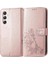 Samsung Galaxy M34 5g Kısa Kayış Dört Yapraklı Yonca Flip Kapak (Yurt Dışından) 1