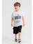Pamuk Ikili Takım T-Shirt ve Kapri Erkek Çocuk HLK5060176 1