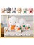 Tavşan Doldurulmuş Hayvan Paskalya Kulaklı Tavşan Peluş Sevimli Beyaz Tavşan Peluş Oyuncak Havuçlu Kabarık Kawaii Yumuşak Sarılma Uyku Yastığı1 (Yurt Dışından) 2