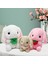 Tavşan Doldurulmuş Hayvan Paskalya Kulaklı Tavşan Peluş Sevimli Beyaz Tavşan Peluş Oyuncak Havuçlu Kabarık Kawaii Yumuşak Sarılma Uyku Yastığı1 (Yurt Dışından) 3