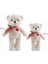 Paket Teddy Bear Kalpli Sevimli Ayılar Doldurulmuş Hayvan Peluş Oyuncaklar Kız Arkadaşı Erkek Arkadaşı Çocuk Için Hediyeler, 20 Inç ve 15 Inç, Bej1 (Yurt Dışından) 2