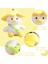 Peluş Ördek Doldurulmuş Hayvanlar Yumuşak Sevimli Peluşlar Ördek Peluş Oyuncak Çocuklar Için Muz Şapkalı Ördek, Sarı, 9.8 Inç1 (Yurt Dışından) 4