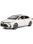 1:32 Corolla Model Araba Için Uyumlu, Çinko Alaşımlı Geri Çekin Oyuncak Araba Çocuklar Için Ses ve Işık ile Erkek Kız Beyaz1 (Yurt Dışından) 1