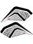 CF Moto 250 NK 2018-2022 Uyumlu Tank Pad Seti Gri 3
