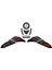 Ducati Multistrada 1200 S 2015-2018 Uyumlu Tank Pad Seti Beyaz 1