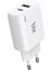 ZH-2U41T 25W PD + USB 3.0 Çıkışlı iPad / iPhone / Android Uyumlu Çift Portlu Seyahat Adaptörü 1