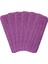 Düz Mop Başlıkları 6 Adet Mikrofiber Mop Pedleri 42CM x 14CM Sprey Mop Yedek Yedek Pedler Mop Kafası Kapakları - Makinede Yıkanabilir (Mor) (Yurt Dışından) 1