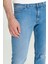 Slim Fit Dar Kesim 5 Cep Esnek Denim Jean Kot Pantolon 5