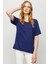 Sıfır Yaka Basic Laci Kadın T-Shirt 23786-2Y4 4