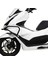 GP Kompozit Honda PCX 125 2021-2024 Uyumlu Koruma Demiri Siyah 3