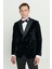 Slim Fit Dar Kesim Kırlangıç Yaka Pamuk Kadife Smokin Takım 1