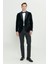 Slim Fit Dar Kesim Kırlangıç Yaka Pamuk Kadife Smokin Takım 3