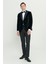 Slim Fit Dar Kesim Kırlangıç Yaka Pamuk Kadife Smokin Takım 4