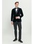 Slim Fit Dar Kesim Kırlangıç Yaka Pamuk Kadife Smokin Takım 5