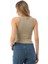 Bej Spor Fitilli Bisiklet Yaka Fitted Atlet 5