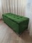 Yeni Model Lüks Çizgi Kapitoneli Sandıklı Puf Bench (80*45) Gümüş Ayak 1