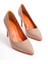 Mubiano Hakiki Deri Collection Kadın Topuklu Stiletto & Ayakkabı Nude -MCRGN80125-N 2