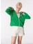 Yeşil Kadın Kapüşon Yaka Relaxed Fit Sweatmont D4SL-SWT3029 1