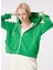 Yeşil Kadın Kapüşon Yaka Relaxed Fit Sweatmont D4SL-SWT3029 4