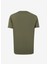 Haki Erkek Bisiklet Yaka Relaxed Baskılı T-Shirt D4SM-TST3265 2