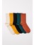 Kadın Renkli 5'Li Soket Çorap 1