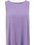 Lila Kadın Bisiklet Yaka Basic Baskılı Atlet D4SL-TST3033 1
