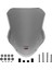 Yamaha Tricity 2014-2023 Uyumlu Ön Tur Camı Füme 60 cm 4