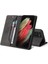 Samsung Galaxy S21 Ultra Kickstand Premium Deri Iki Kart Için Kılıf (Yurt Dışından) 2