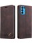 Oppo Oppo 5 Kickstand Premium Deri Premium Deri Iki Kart Için Kılıf (Yurt Dışından) 1