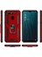 Oppo A7X Kılıf Yatay ve Dikey Kullanıma Özel Zırh Özelliki Yüzüklü Telefon Kılıfı 4