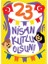 23 Nisan Ulusal Egemenlik ve Çocuk Bayramı Eko Kum Boyama Seti 15 Adet-Red Castle 23NSN-150 1