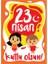 23 Nisan Ulusal Egemenlik ve Çocuk Bayramı Eko Kum Boyama Seti 15 Adet-Red Castle 23NSN-153 1