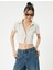 Crop Polo Tişört Kısa Kollu Slim Fit 2