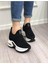 24Y300-8 Kadın Gizli Dolgulu Yüksek Air Taban Premium Sneaker Spor Ayakkabı 5