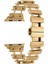 Apple Watch Se 2 2022 40MM Kordon Metal Yandan Çıtçıtlı Boşluklu Tasarım KRD96 Gold 2