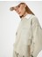 Bisiklet Yaka Sweatshirt Kargo Cepli Ribanalı Standart Kesim 1
