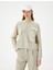 Bisiklet Yaka Sweatshirt Kargo Cepli Ribanalı Standart Kesim 3