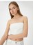 Pullu Payetli Askılı Abiye Üst Crop Slim Fit 2