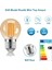 4 Watt Mini Top Ampul LED Filament G45 Bal Cam Rustik Ampul E27 Duy 1800K Amber Renk Işık 10 Adet 2