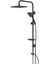 Frame Full Siyah Tall Sistem Duş Seti 1