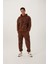 Erkek Kamuflaj Jogger Eşofman Altı Kahverengi 2