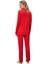 Kadın Kırmızı Pijama Takımı 25167 4