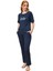 Kadın Lacivert Pijama Takımı 25165 2
