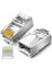 - 50 Adet - 50U" Gold Plated Stp CAT5E RJ45 Network Metal Konnektör 8P8C Ethernet Kablo Ucu 2